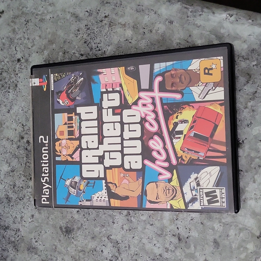 Playstation 2 Grand Theft Auto Vice City Game